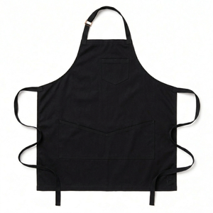 Tablier en toile réutilisable personnalisé pour homme et femme, idéal pour le restaurant, le bar, le salon de thé, le barbier, ou comme tenue de travail pour l'arrangement floral sans manches. - Product Image 5