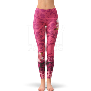 Leggings de yoga taille mi-haute pour femme, qualité supérieure, en Spandex/Polyester, personnalisables, respirants, motif uni, prix raisonnable - Product Image 5
