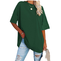 Camisetas de Verano con Diseño Gráfico de Última Moda, Calidad Premium, para Mujer, Tallas Grandes, con Cierre, Diseño Personalizado Estampado