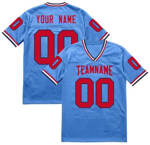 Camiseta de fútbol americano sublimada personalizada de alta calidad, uniformes de práctica, ropa deportiva, conjuntos de equipo de fútbol, soporte para hombres - Product Image 1