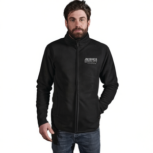 Veste double polaire pour homme Promodoro, noire, taille Gr.M, imperméable élégante - Product Image 2