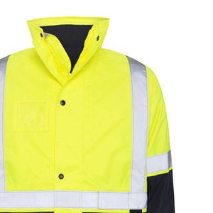 Veste de travail d'hiver imperméable et réfléchissante haute visibilité pour homme – Qualité supérieure - Product Image 2