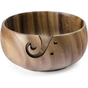 Top Selling Wooden Yarn <b>Bowl</b> Portable <b>Knitting</b> Yarn <b>Bowl</b> Christmas Gifts Available at Affordable Price From Indian Exporter - Product Image 5