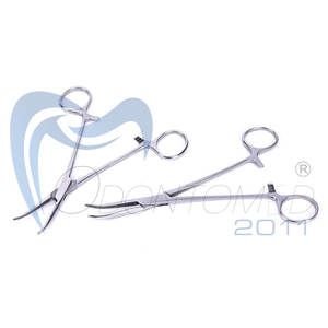 Pinzas rectas y curvas autoblocantes Ultimate Hemostat Acero inoxidable Marca personalizada Ce Logotipo personalizado Cirugía médica - Product Image 4