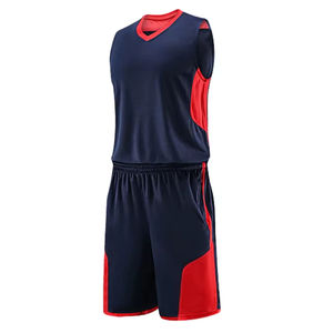 Nouveaux ensembles d'uniformes de basket-ball au style unique, grande taille, respirants, 100% polyester, imprimés, couleurs attrayantes, nom d'équipe personnalisé - Product Image 2