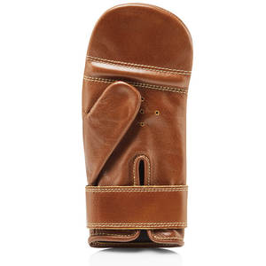 All Black Leather Bag Mitt Guantes para el trabajo Boxeo MMA Muay Thai Training Personalizable Sparring Partner - Product Image 3