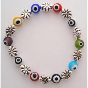 Fashion <b>Beaded</b> for <b>Bracelet</b> with Evil Eyes Design Handmade Glass Evil Eyes Accessory - Product Image 1