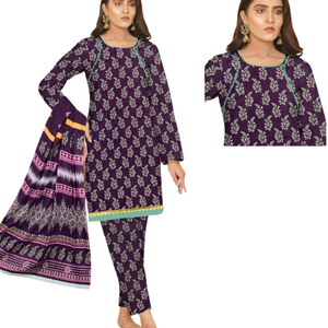 FESTIVAL DE FIESTA CASUAL DE MUJER DESGASTE KURTIES INDIAS CON PANTALÓN HANDBLOCK DUPTTA CONJUNTO PRECIO AL POR MAYOR PARA SEÑORAS DE AA IMPEX - Product Image 3