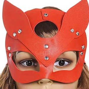 เคสหนังใบหน้าทาสทำจากหนังออกแบบตามสั่งน้ำหนักเบาที่มีการปิดที่ปลอดภัยและรูปทรงที่สะดวกสบาย - Product Image 5