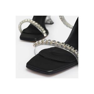 Ciabatte da donna di grandi dimensioni con pietre 41-42-43-44-nero - Product Image 6