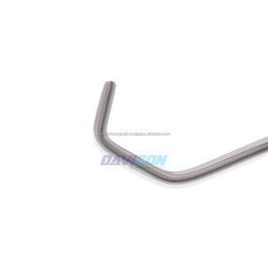 Dissecteur à double angle en acier inoxydable DeBakey, mâchoires atraumatiques de 34 mm, tige de 5 mm, 10'' (25 cm) avec poignée à serrage W/L WLock, 14'' - Product Image 5