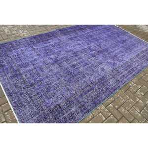 พรมตุรกี, พรมขนาดใหญ่ 6.1x10.2 ฟุต, พรมขนสัตว์สีน้ำเงินขาว - Product Image 2