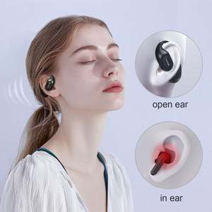 JL Chipset orecchio aperto per Bluetooth 5.3 Air Conduction cuffie senza fili Smart Display digitale IP54 34 ore riproduzione LED - Product Image 1