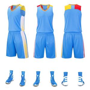 Vêtements de sport personnalisés avec logo, uniforme de basket-ball pour hommes, séchage rapide, service OEM, uniforme d'équipe de basket-ball le plus vendu - Product Image 3