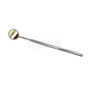 กระจกส่องฟันกระจกสแตนเลสพร้อมหัวถอดได้เครื่องมือผ่าตัดช่องปากได้รับการรับรองจาก CE - Product Image 1