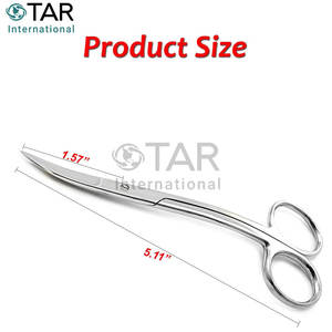 Goldman Fox Ciseaux Double Courbe De Haute Qualité En Acier Inoxydable Dentaire Orthodontique Chirurgical Medic Instruments Fournisseur En Gros - Product Image 3