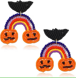 Design <b>Drop</b> Long Beaded <b>Drop</b> Embroidery <b>Earrings</b> Quality Seed Beads Embroidery <b>Earring</b> Custom Design Beaded <b>Earrings</b> for Gift - Product Image 4