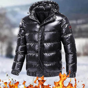 Veste d'hiver isolée avec logo personnalisé impression broderie thermique extérieur chaud manteau OEM ODM usine fournisseur fabricant - Product Image 2