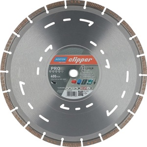Disco de Corte de Diamante NORTON CLIPPER 4 X 4 Explorer, Diámetro Interior de 400 mm, Ancho del Segmento de 20 mm, Altura del Segmento de 3.2 mm, 12 Suministros para Manualidades - Product Image 1