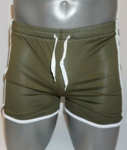 Pantalones cortos deportivos informales de poliéster 100%, logotipo del equipo de baloncesto, forrado económico con cintura elástica, cordón a juego, patrón sólido - Product Image 1