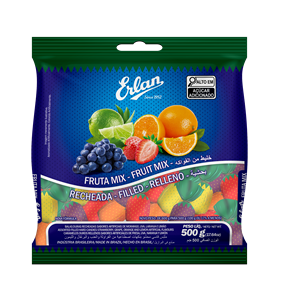 Erlan 500g Assortiment de bonbons durs fruités Mélange de fruits avec emballage en boîte délicieux saveur chocolat - Product Image 3