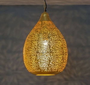 Azora Industries Lampe de Plafond Suspension Moderne Blanche Lustre Contemporain en Cristal en Fer avec Interrupteur de Commande pour Chambre d'Hôtel - Product Image 5