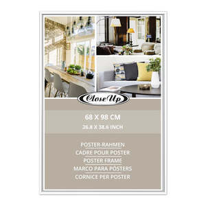 White 68 X 98 cm <b>Poster</b> <b>Frame</b> for Displaying Artwork and Photographs - Product Image 3