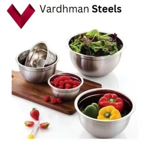 Venta al por mayor Cuenco alemán Acero inoxidable 202 Cuenco grande para mezclar cocina Accesorios Lavabo Frutero-16 cm a 32 cm - Product Image 2