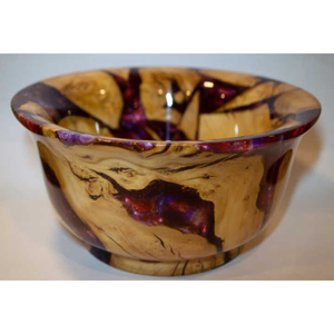 Tazón de comida para mesa de comedor y utensilios de cocina para el hogar más vendidos, tazón de mezcla de alimentos de boda hecho a mano de madera y resina, tasa de fábrica - Product Image 1