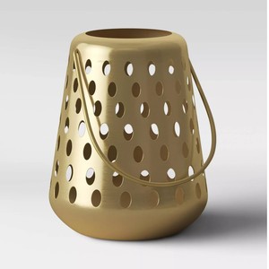 Fabricado con metal de primera calidad resistente al óxido con un elegante diseño de acabado rosa con linternas modernas para decoración del hogar y la boda - Product Image 5