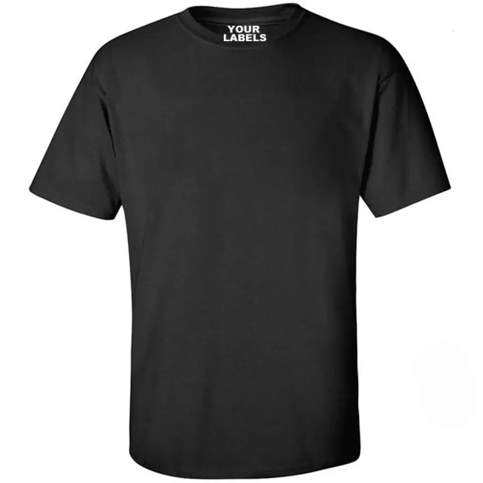 Spedizione gratuita Mix taglie Color 100% di alta qualità in cotone Premium T-Shirt da uomo stampa sublimazione spazi in Jersey Casual lavorato a maglia