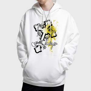 Lujo 100% algodón 500gsm Heavyweight Oversized Men's Hoodies con logotipo personalizado Streetwear Sudaderas con capucha en blanco - Product Image 1