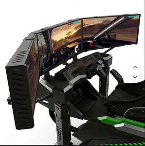 New Ultimate Racing Immersive Driving Cockpit User-Friendly Controls USB Connectivity Flashing <b>Lights</b> for <b>Gaming</b> Enthusiasts - Product Image 1