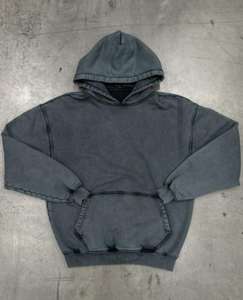 Sudadera con Capucha Tie Dye Lavada al Ácido, Gruesa y Pesada, Unisex, Personalizable al por Mayor, Nueva Moda, Fabricante de Alta Calidad - Product Image 4