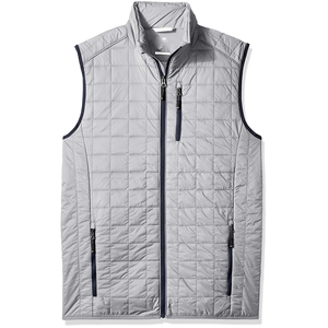 Veste de printemps à col montant épais, souple et respirante pour l'extérieur Gilet matelassé personnalisé pour hommes - Product Image 6