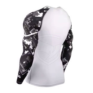 เครื่องป้องกันผื่นคัน MMA แบบ rash GUARD ทำจากโพลีเอสเตอร์ - Product Image 3