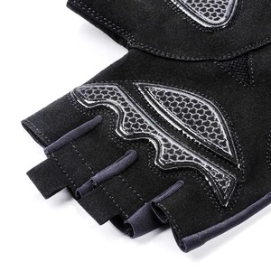 Guantes de carreras de medio Dedo de color personalizados transpirables de alta pantalla táctil guantes deportivos para ciclismo antideslizantes resistentes a los golpes - Product Image 4