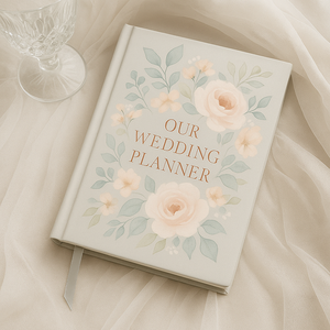 LABON Floral Wedding Planner libro personalizzato con copertina rigida diario morbido Design pastello copertina stampata Organizer per il regalo <span class=keywords><strong>di</strong></span> fidanzamento della sposa - Product Image 3