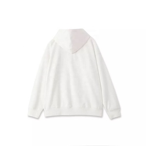 OEM Sweat-shirt à capuche à fermeture éclair complète pour hommes, poids lourd, en coton mélangé avec impression 3D bouffante, logo personnalisé brodé, sweat-shirt doublé en éponge française - Product Image 3