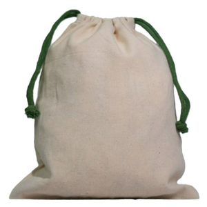 Sac à cordon en toile de coton et lin 100 % écologique, avec logo personnalisé imprimé, tendance, réutilisable, pochette anti-poussière pour bougie, portable - Product Image 1