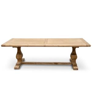 Table à manger en bois massif au design moderne et contemporain, 4, 6, 8, 10 places, meubles de salle à manger pour la maison, le restaurant, l'hôtel, la ferme - Product Image 1