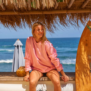 เสื้อสเวตเตอร์ลำลองแขนยาวสำหรับผู้ชายและผู้หญิง, เหมาะสำหรับใส่ได้ทั้งผู้ชายและผู้หญิงสวมใส่ในฤดูร้อนผ้าคอตตอนผสมโพลีเอสเตอร์ระบายอากาศได้ดี - Product Image 1