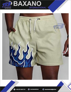 Maillot de football unisexe imprimé flamme, short en mesh respirant, séchage rapide, coupe-vent, style streetwear estival, vêtements de sport 100% polyester - Product Image 6