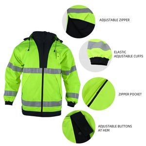 Ropa de Trabajo de Alta Visibilidad para Construcción, Chaqueta de Seguridad Reflectante para Hombre, Suministro de Fábrica - Product Image 3