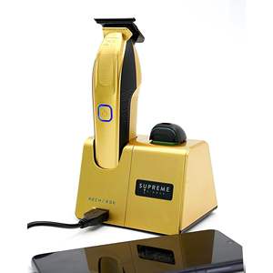 เครื่องตัดผมไร้สายระดับมืออาชีพ 7500 รอบต่อนาที แบบ Zero Gap สำหรับช่างตัดผม พร้อมแท่นชาร์จ USB อัจฉริยะ รองรับ iPhone และ Android - Product Image 2