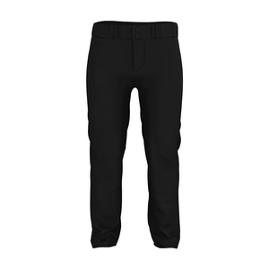 Men's Navy Blue Baseball Pants With <b>Red</b> <b>Stripe</b> Moisture Wicking Regular Fit Adult Sportswear - Product Image 4