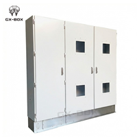 Armoire électrique métallique sur pied de 19 pouces, boîtier de contrôle IP55, système de distribution d'alimentation