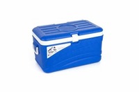ANAX IMPEX Glacière isotherme en plastique portable 5L-50L empilable, stabilisée aux UV, hygiénique, facile à nettoyer, légère, pour l'extérieur