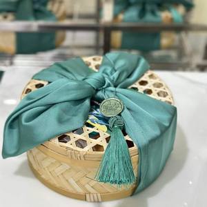 Panier cadeau en bambou naturel fabriqué au Vietnam - Product Image 3