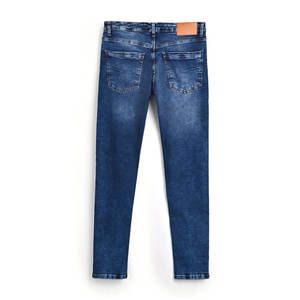 2025 pantalones vaqueros de estilo informal para hombre de etiqueta privada más vendidos patrón sólido transpirable ligero para invierno - Product Image 2